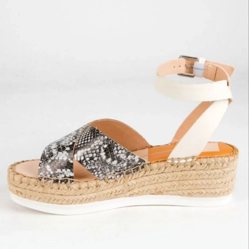 ♡💥3/$55💥♡♡ Dolce Vita  Crisscross Womens  Wedge Shoes  sz 7.5 & 8.5